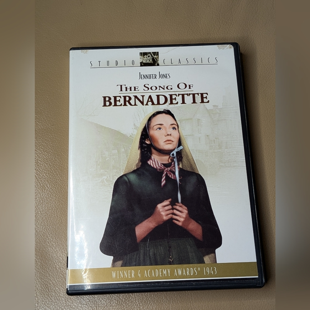The Song of Bernadette 1943 classic Movie DVD VG + Condition with Inserts